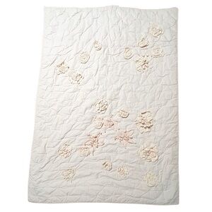 Crate&kids Light Pink Floral Toddler Comforter